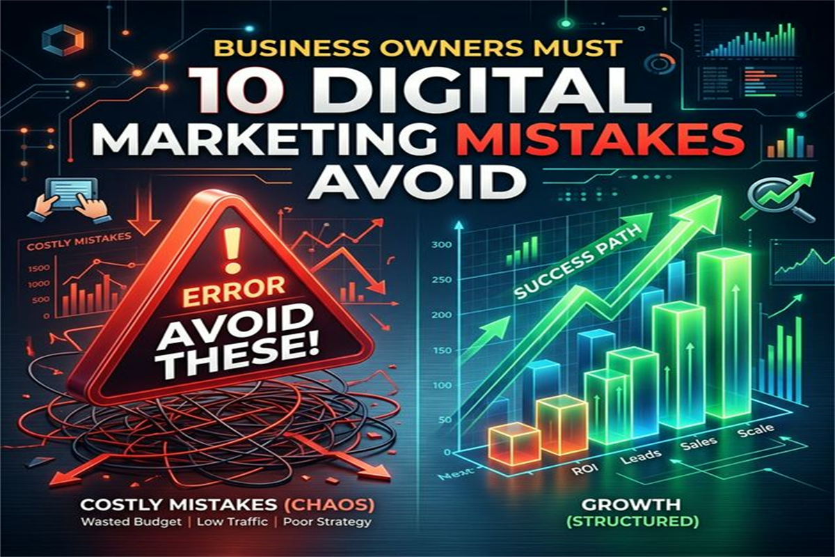 10 Digital Marketing Mistakes Business Owners Must Avoid in 2026