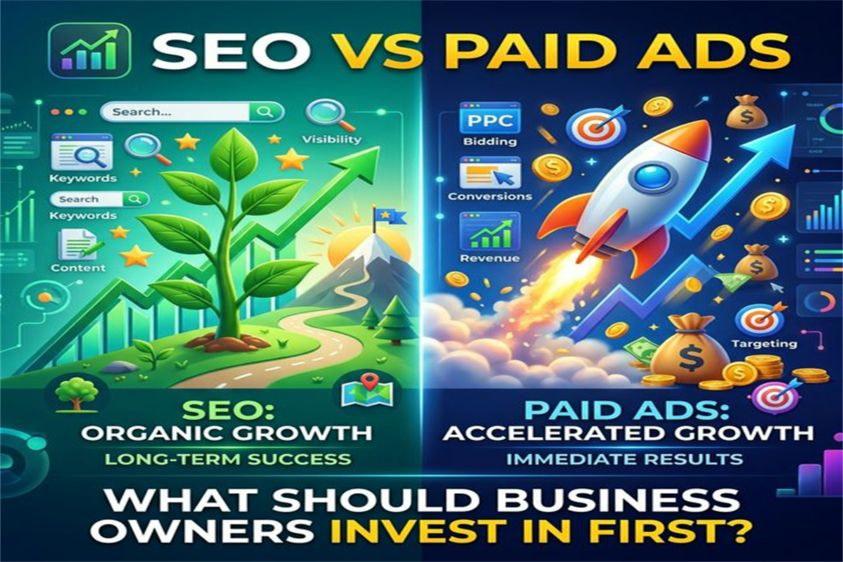 SEO vs Paid Ads: What Should Business Owners Invest In First?