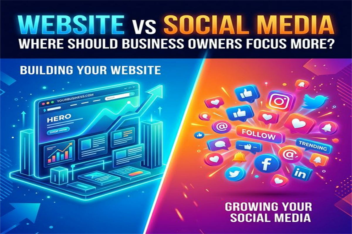 Website vs Social Media: Where Should Business Owners Focus More?